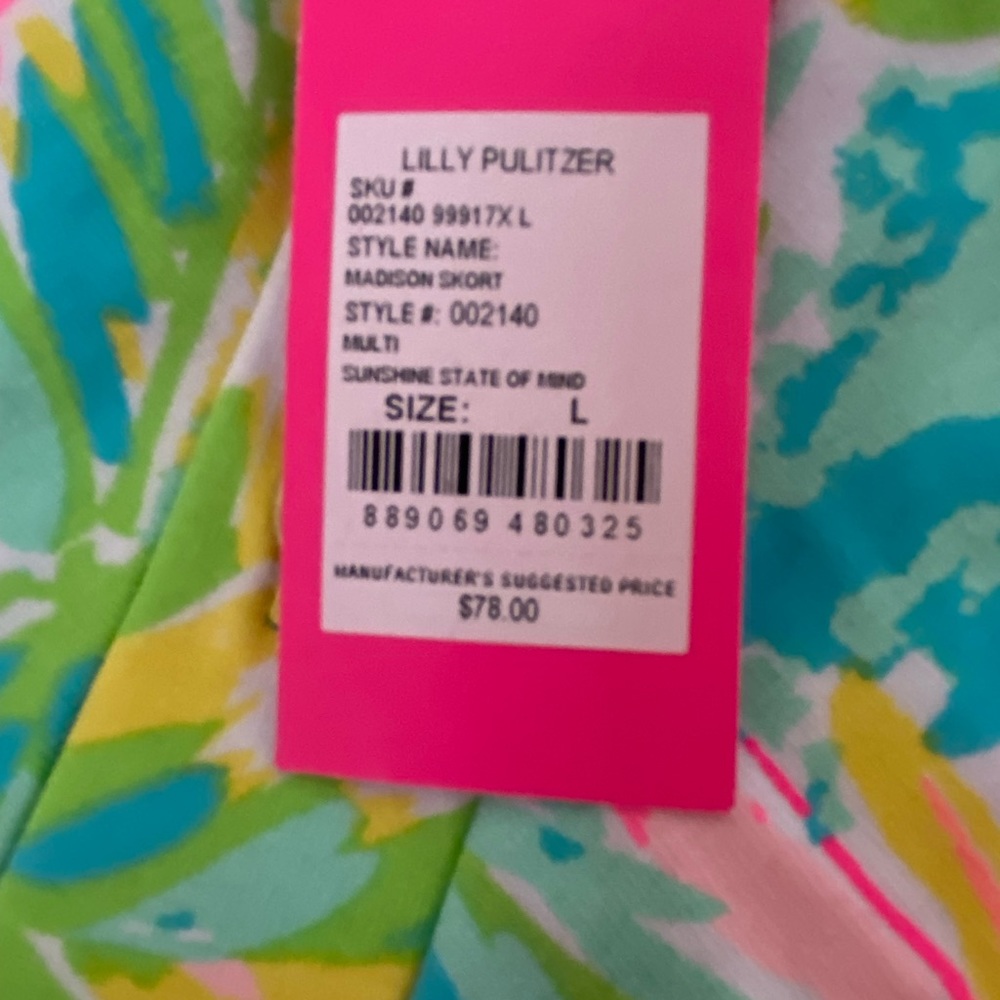 NWT Lilly Pulitzer Madison Skirt size L